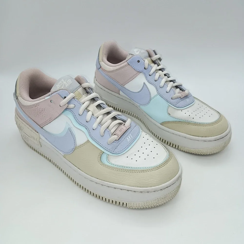 Nike Air Force 1 Low Shadow Multicolor Sneakers Womens 10 CI0919-106